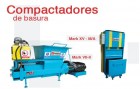 Compactadoras. Diseñadas para compactar basura de forma automática y tener un mejor manejo de residuos sólidos