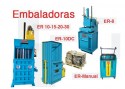 Embaladoras. Para la compactación y embalaje de  papel, cartón, plástico, icopor, aluminio y basura