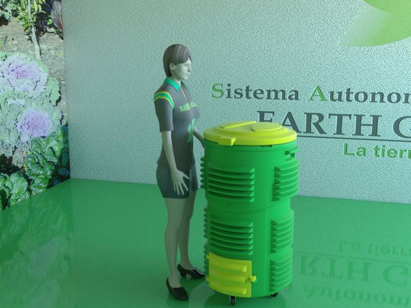 Compostador plástico EARTHGREEN SAC  200